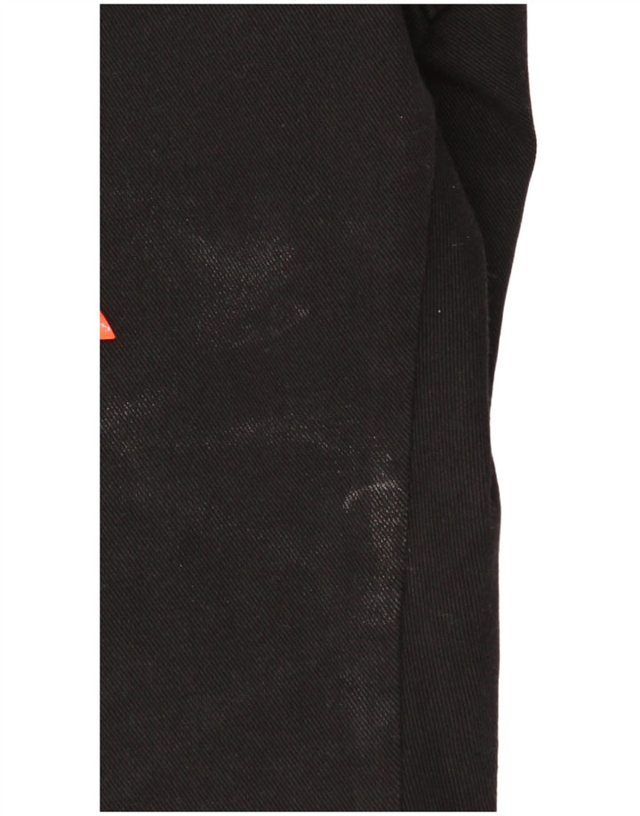 Wrangler Herre Texas Stretch Straight Jeans W38 L30 Sort Bomuld