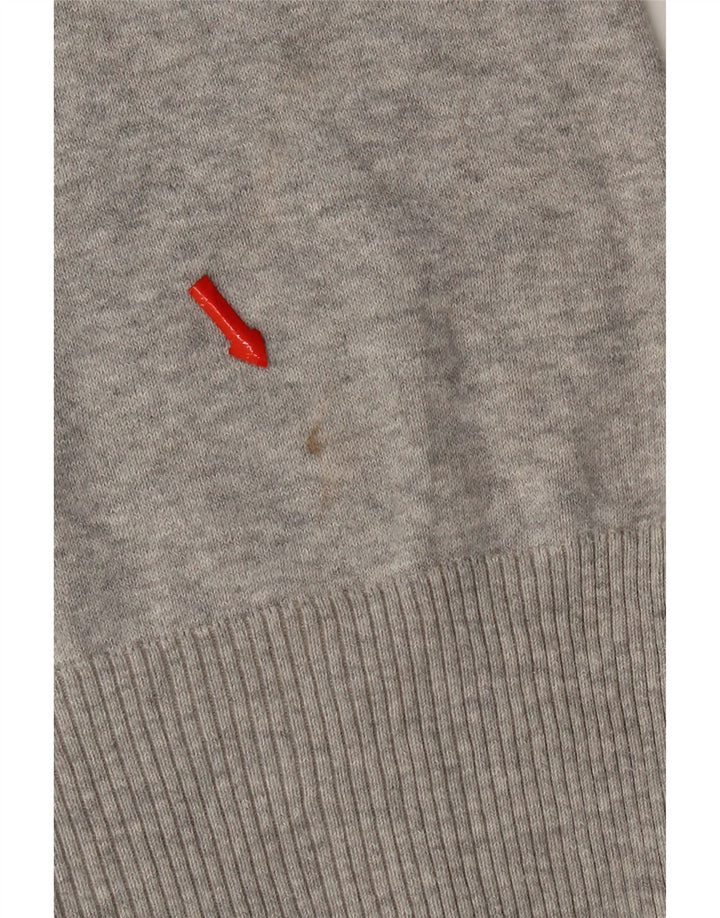 Zara Dame Cardigan Sweater UK 10 Lille Grå