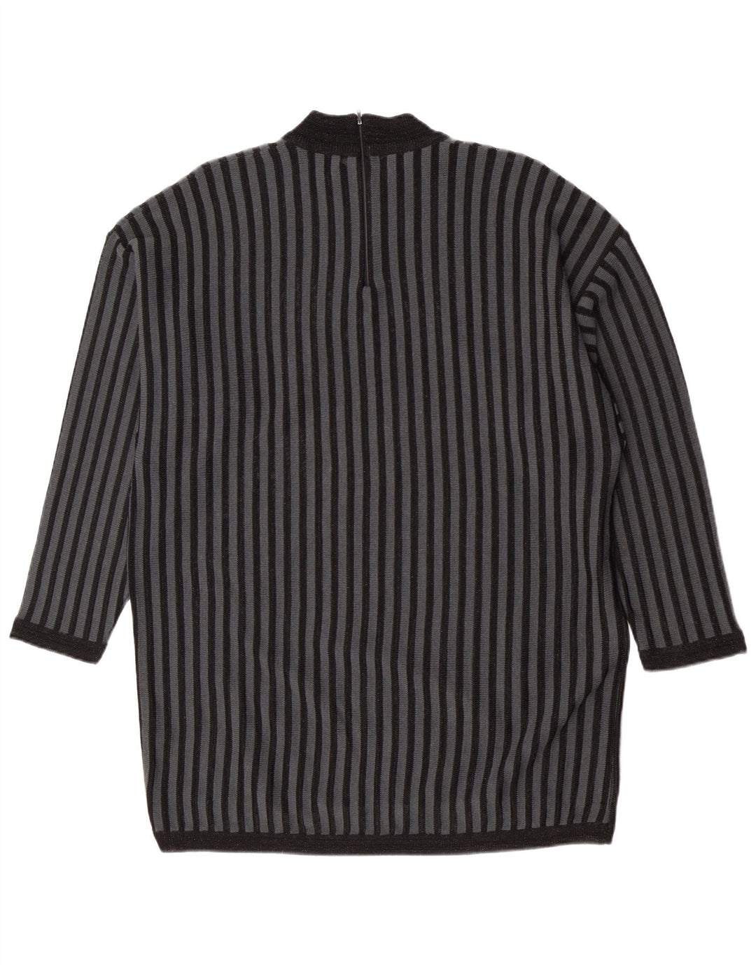 Portobello's Dame Longline Turtle Neck Jumper Sweater UK 14 Medium Black