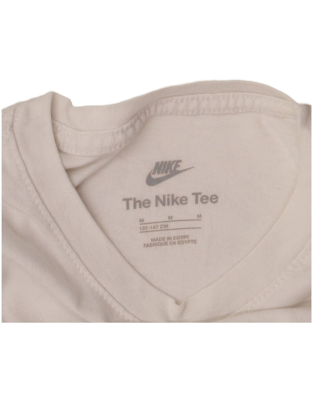 Nike Boys Grafisk T-Shirt Top 10-11 år Medium Hvid