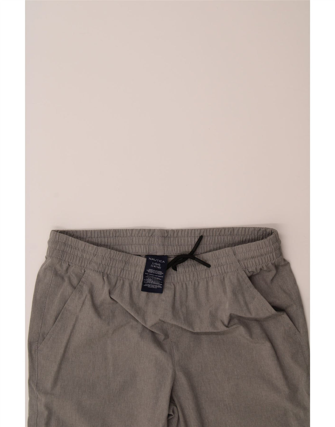 NAUTICA Boys Sport Shorts 14-15 Years Large  Grey Polyester Vintage Nautica and Second-Hand Nautica from Messina Hembry 