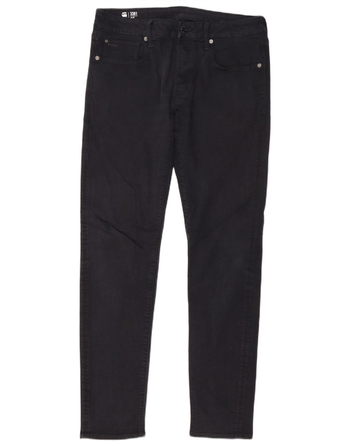 G-Star Herre 3301 Slim Jeans W34 L32 Sort