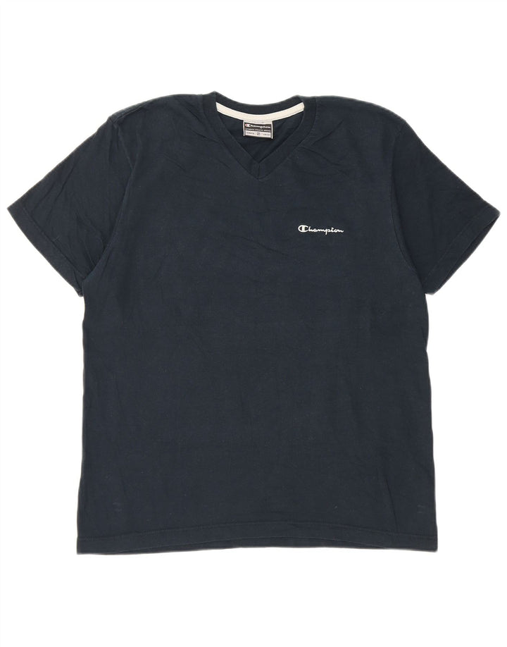 Champion herre T-shirt top lille marineblå bomuld