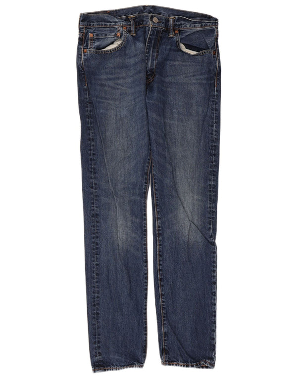 Levi's Herre 512 Slim Tapered Jeans W33 L32 Blå Bomuld