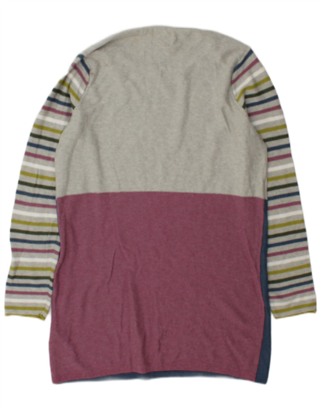 White Stuff Dame Langærmet Jumper Dress UK 14 Medium Grey Colourblock