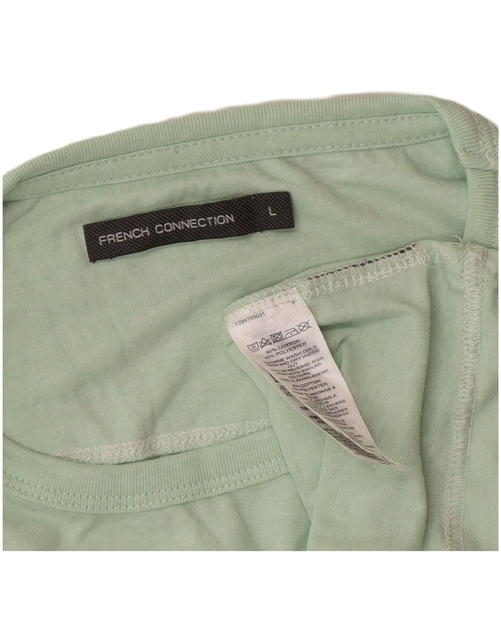 French Connection Herre T-Shirt Top Stor Grøn Bomuld