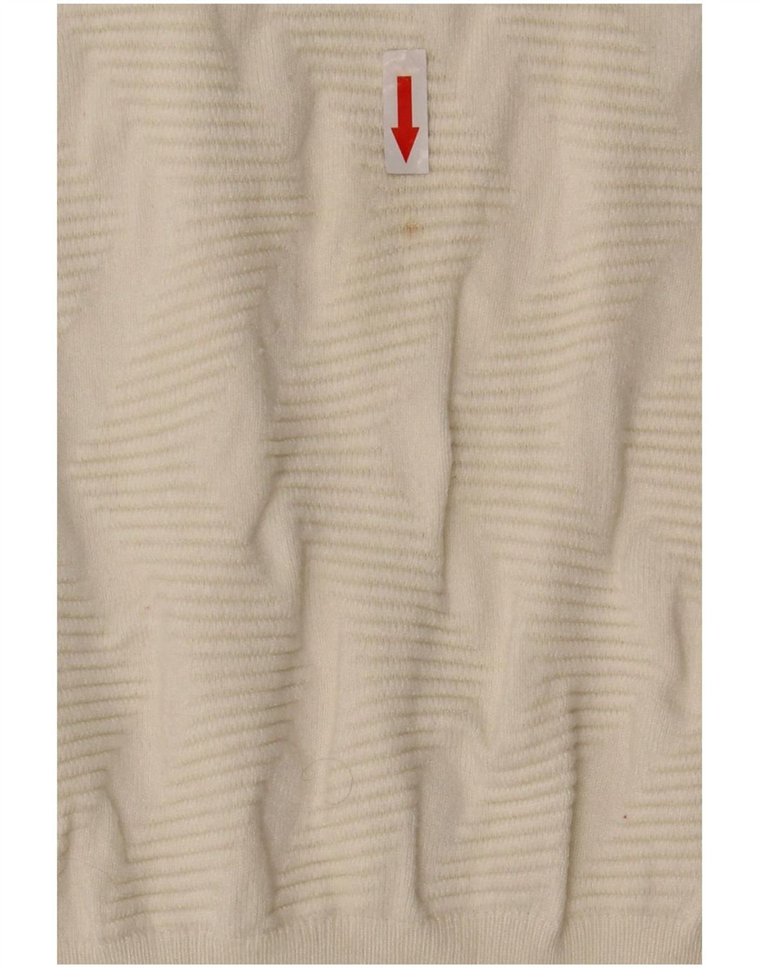 Marks & Spencer Dame Boat Neck Jumper Sweater UK 12 Medium Off White