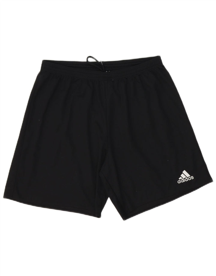 ADIDAS Mens Climalite Sport Shorts Large Black Polyester