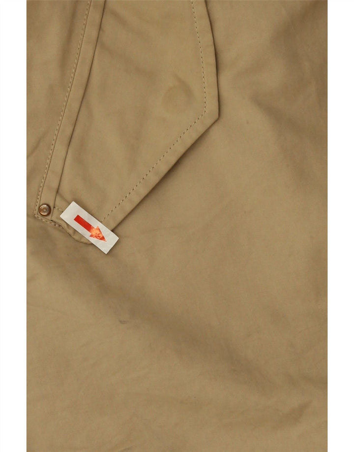 Zara Dame Hooded Parka Jacket UK 16 Large Beige