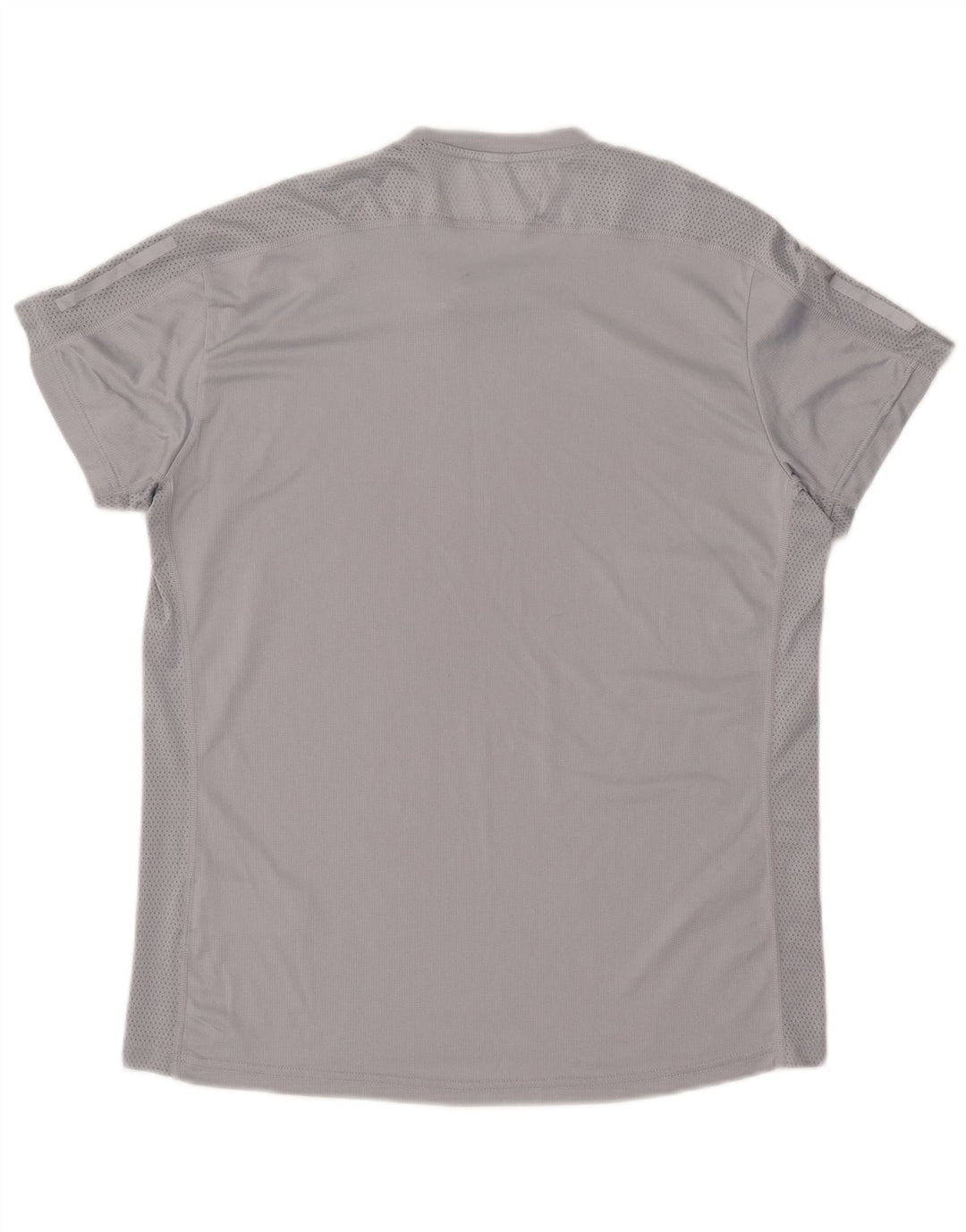 ADIDAS T-shirt top mellem grå polyester til mænd