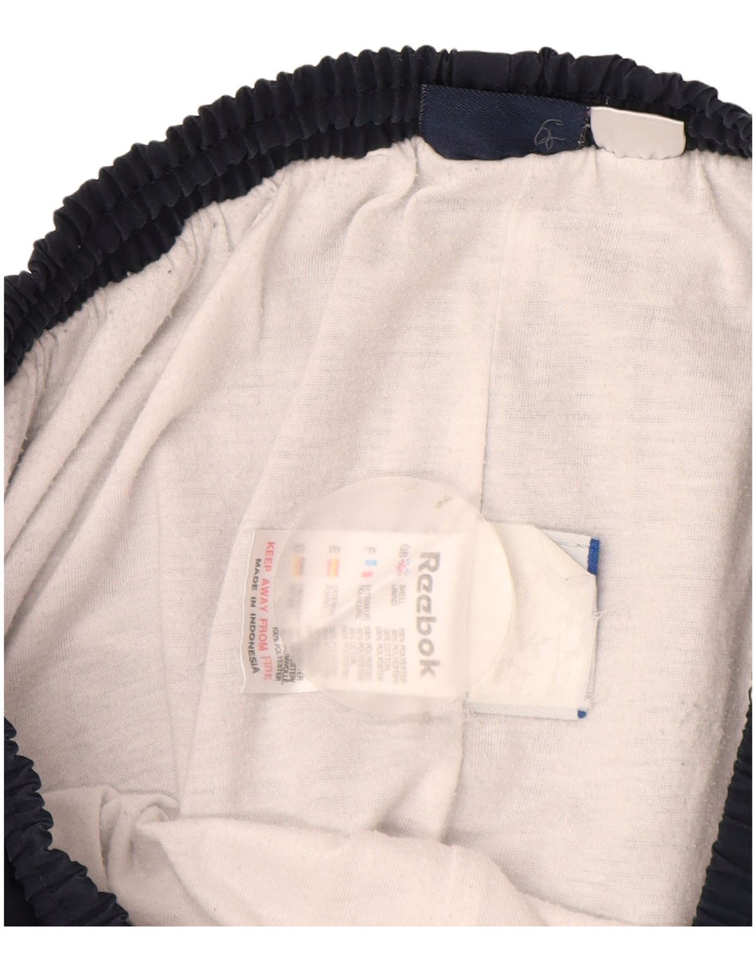 Reebok Træningsdragt til kvinder Joggers UK 12 Medium Navy Blue Polyester