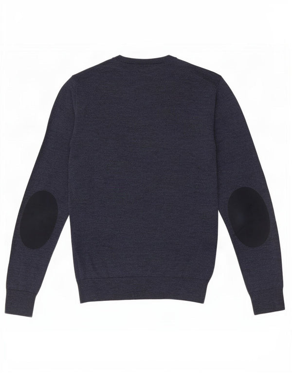 Polo Ralph Lauren Herre Slim Fit Crew Neck Jumper Sweater Small Navy Blue