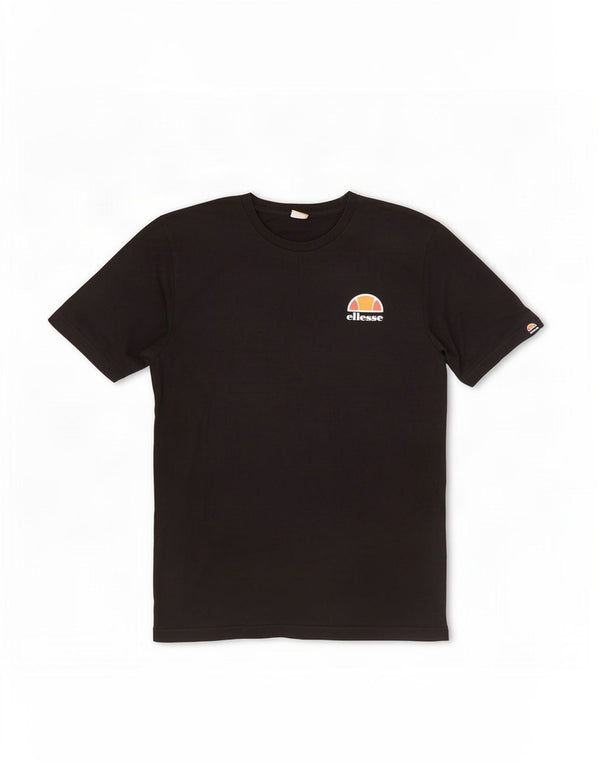 Ellesse Herre T-Shirt Top Stor Sort Bomuld