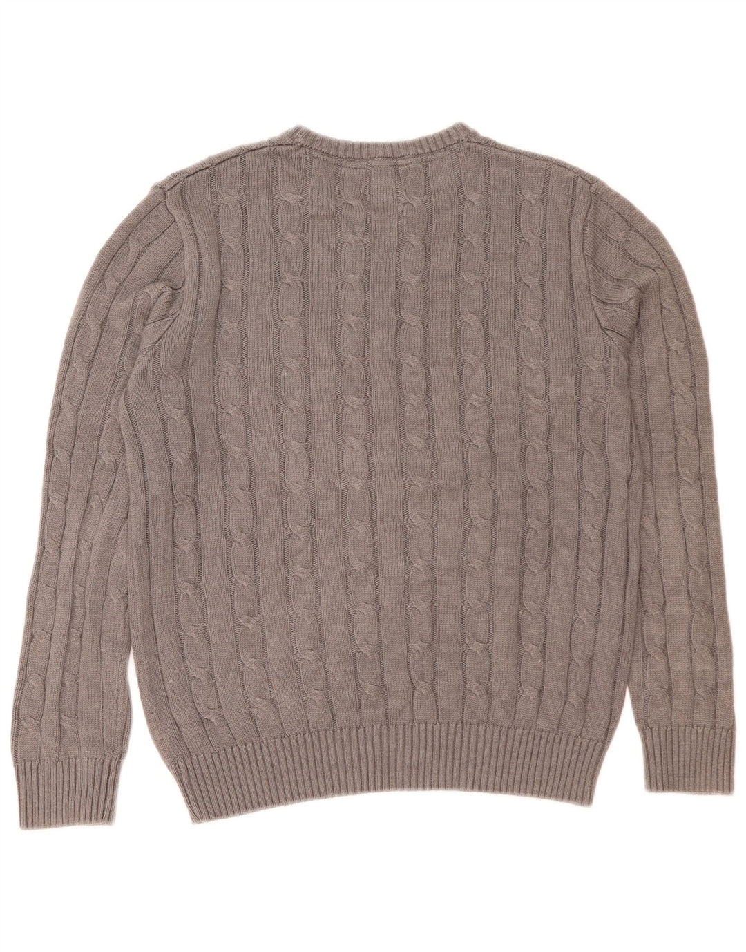 Besætningstøj Herre Boat Neck Jumper Sweater Medium Grå Bomuld