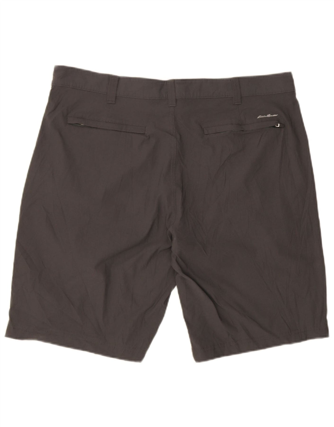 Eddie Bauer Herre Chino Shorts W38 XL Grå Nylon