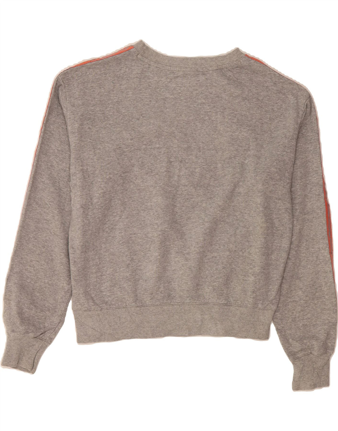 CHAMPION Womens Crop Graphic Sweatshirt Jumper UK 16 Large Grey Vintage Champion and Second-Hand Champion from Messina Hembry 