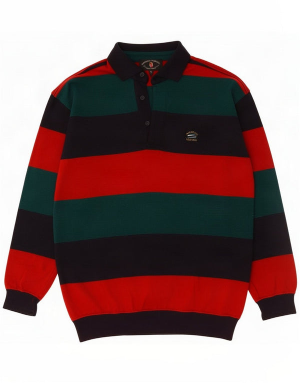 Amerigo Vespucci Herre Polo Neck sweater Stor Flerfarvet Stribet
