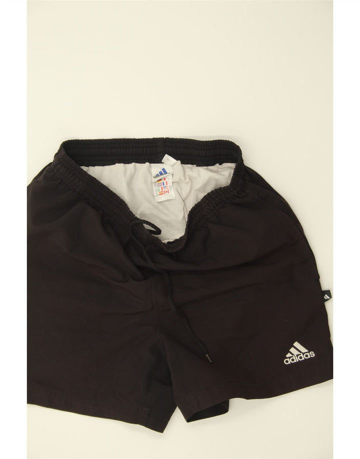 ADIDAS Boys Sport Shorts 15-16 Years  Black Polyester Vintage Adidas and Second-Hand Adidas from Messina Hembry 