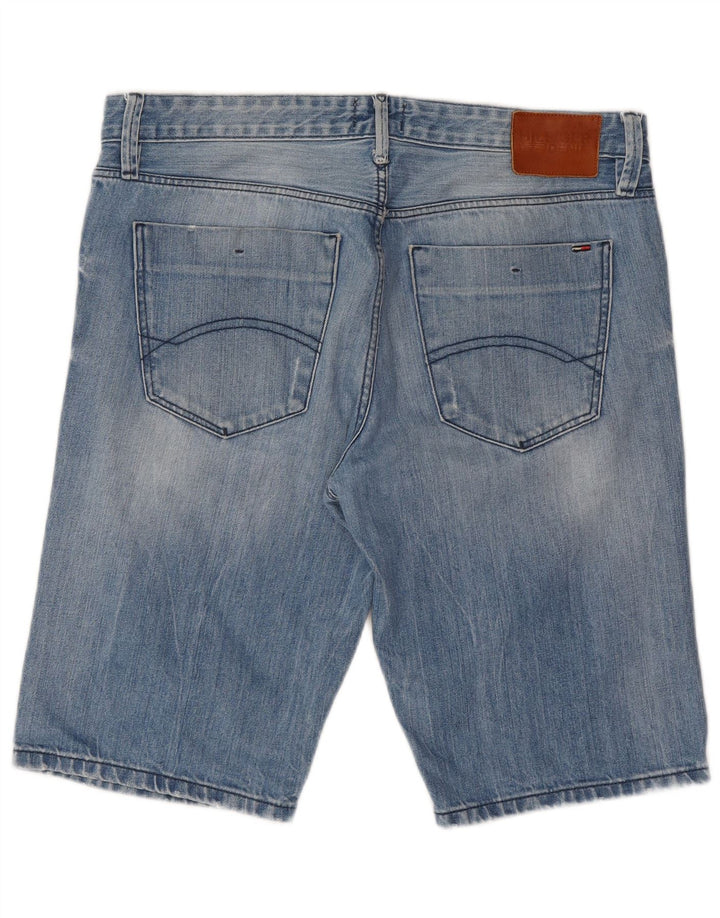 Tommy Hilfiger Herre Denim Shorts W33 Medium Blue Bomuld