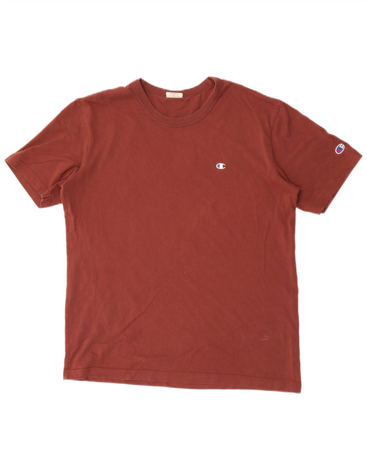 Champion Dame T-Shirt Top UK 16 Stor Brun