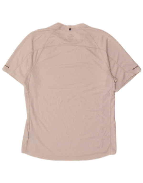 Nike Herre Dri Fit T-shirt Top Medium White Polyester