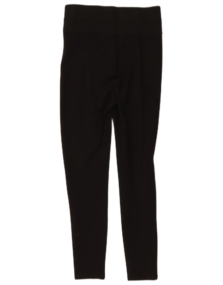 Zara Dame Leggings UK 12 Medium Sort Polyester