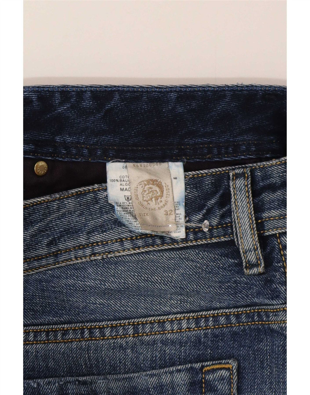 Diesel Herre Zatiny Bootcut Jeans W32 L32 Blå