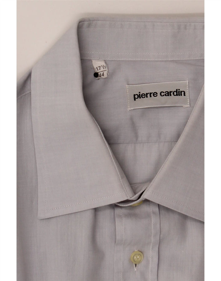 PIERRE CARDIN Mens Shirt Size 44 17 1/2 XL Grey Vintage Pierre Cardin and Second-Hand Pierre Cardin from Messina Hembry 