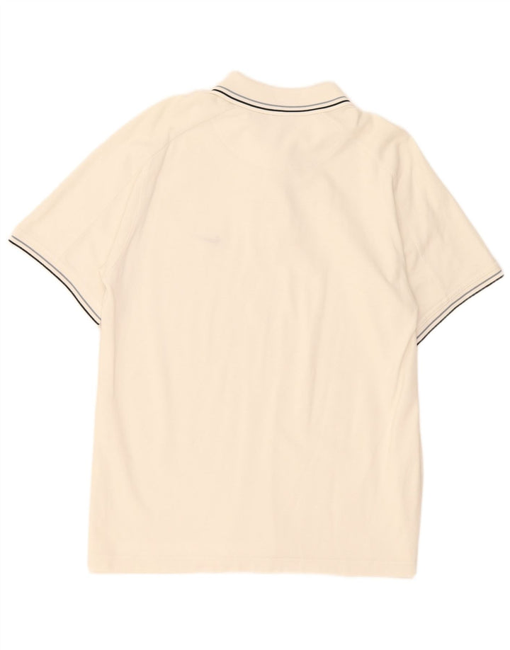 Nike Polo skjorte til mænd UK 39/41 Medium White