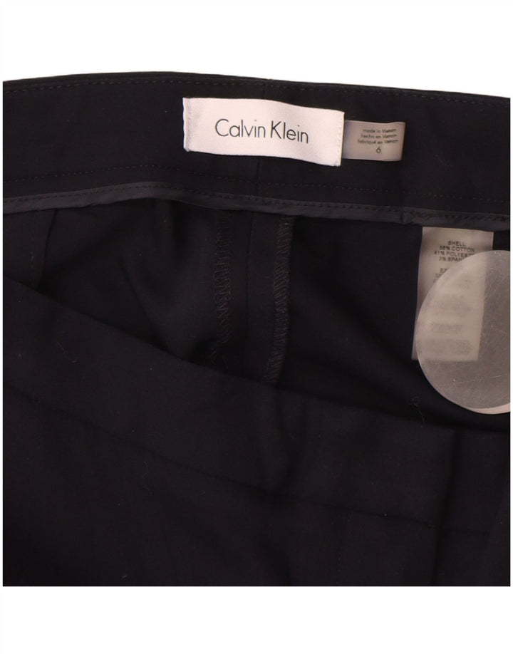 CALVIN KLEIN Dame Slim Chino Bukser US 6 Medium W28 L28 Marineblå