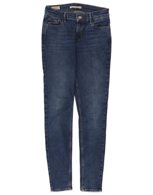 Levi's Dame 710 Super Skinny Jeans W29 L29 Blå