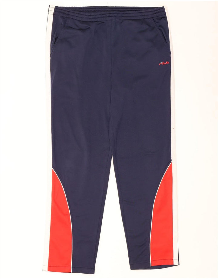 Fila Træningsdragt bukser til mænd Medium Marineblå Colourblock Polyester