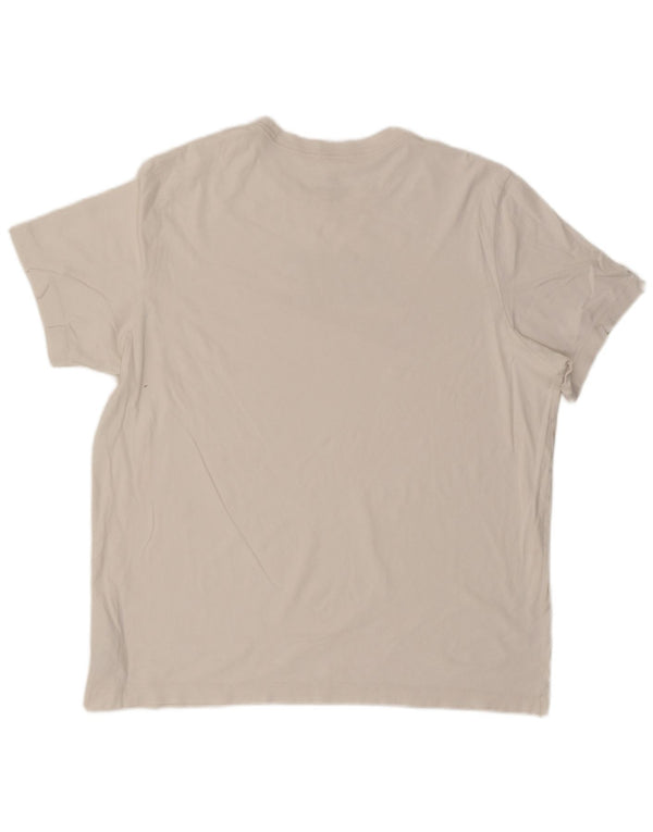 Nike grafisk T-shirt top til mænd XL hvid bomuld