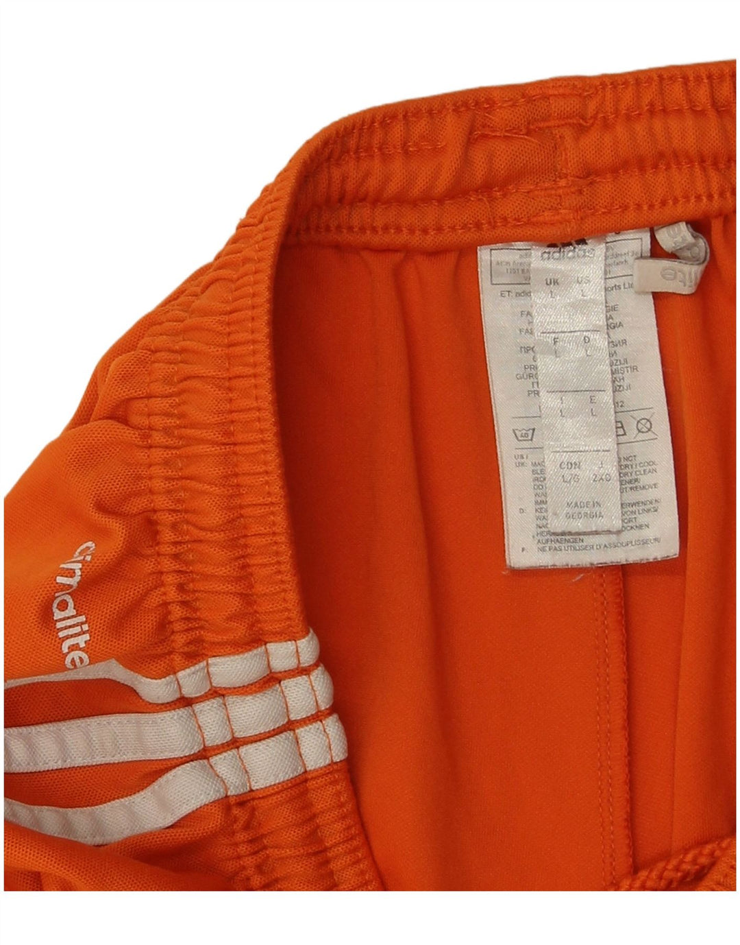 Adidas Herre Climalite Sportshorts Large Orange Polyester