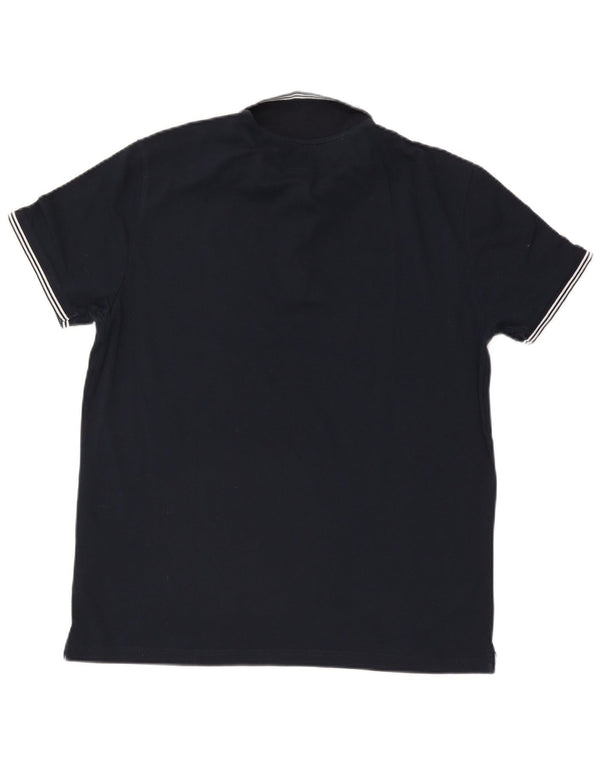 Champion Herre Easy Fit Polo Shirt 2XL Marineblå Bomuld