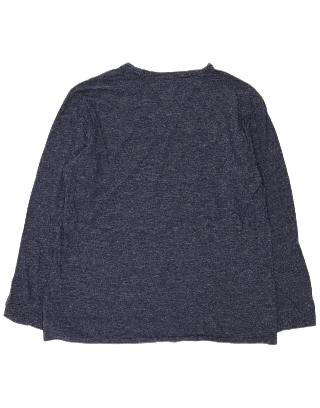Ralph Lauren Herre Top Langærmet 2XL Navy Blue Flecked Bomuld