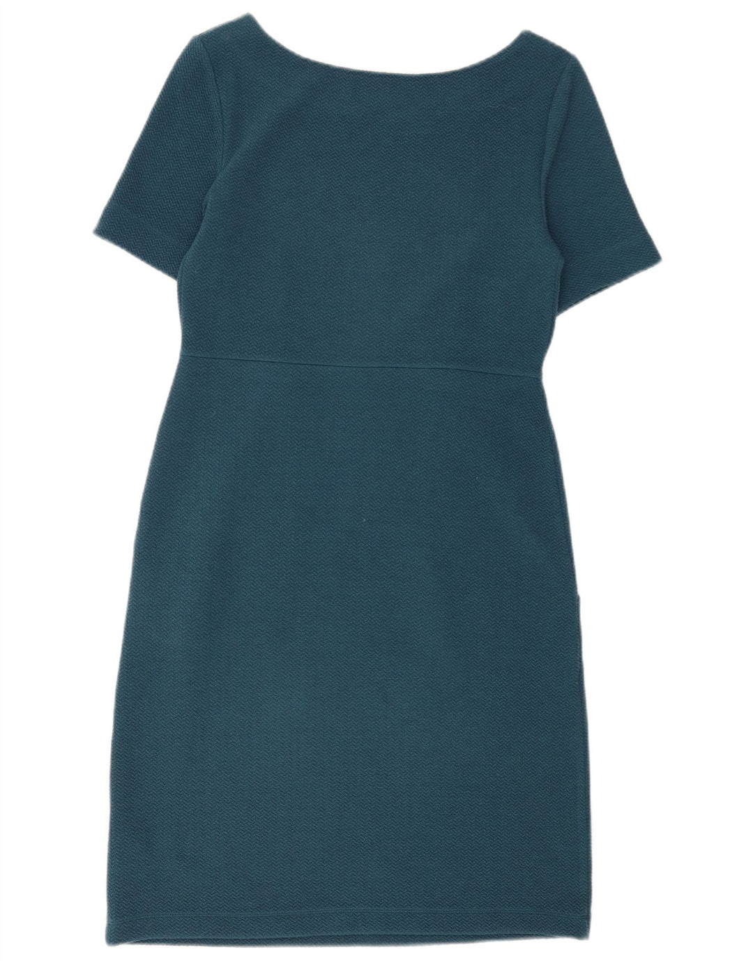 WHITE STUFF Dameskedekjole UK 10 Small Navy Blue Chevron Polyester