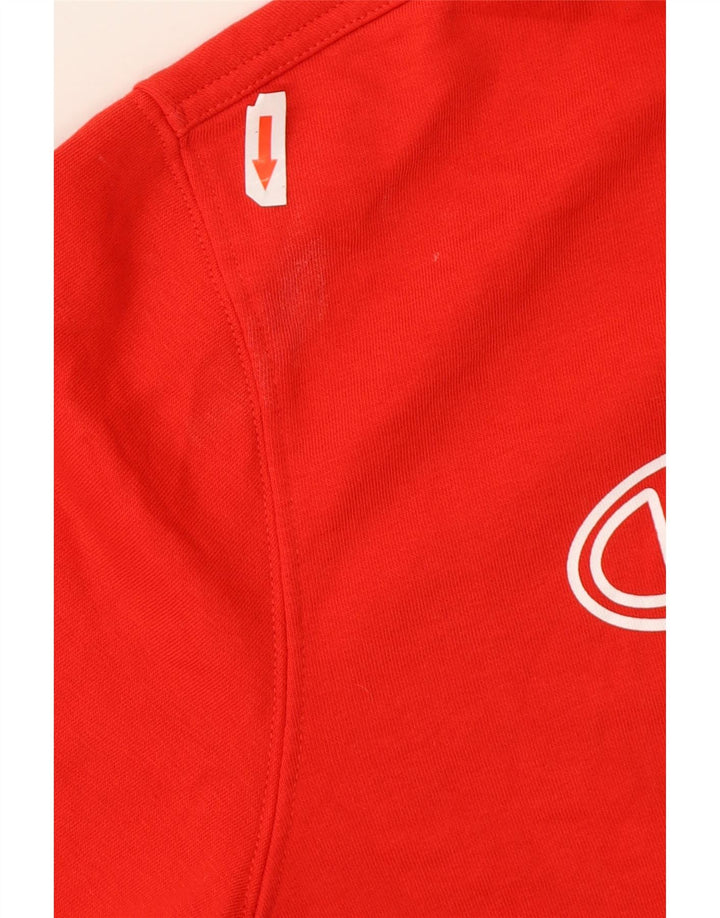Champion Herre grafisk hættetrøje Jumper Medium Rød Bomuld