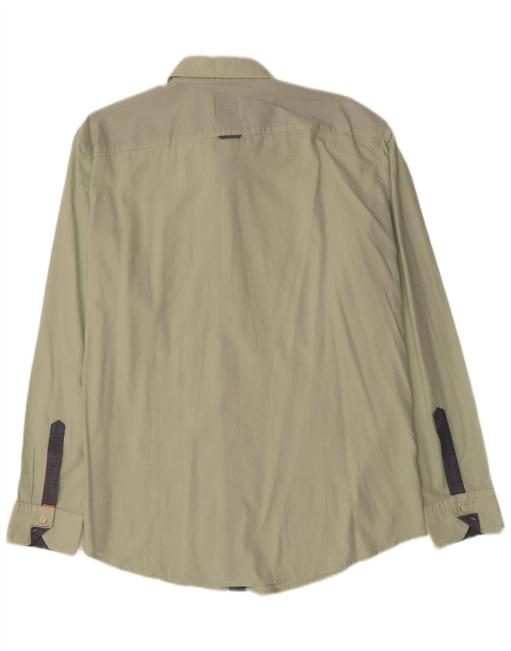 HUGO BOSS Mens Shirt 2XL Green
