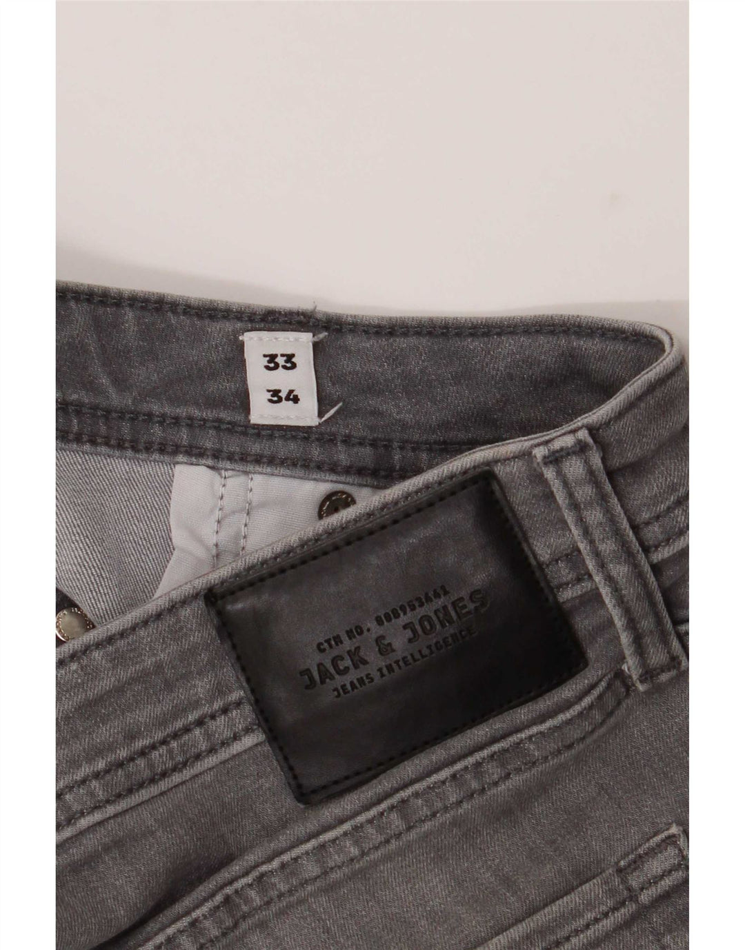Jack & Jones Herre GLENN Slim Jeans W33 L34 Grå