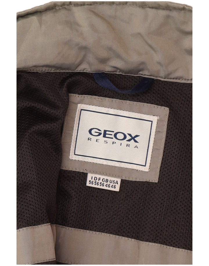 Geox Herre Respira Utility Jacket UK 46 3XL Grå Polyamid
