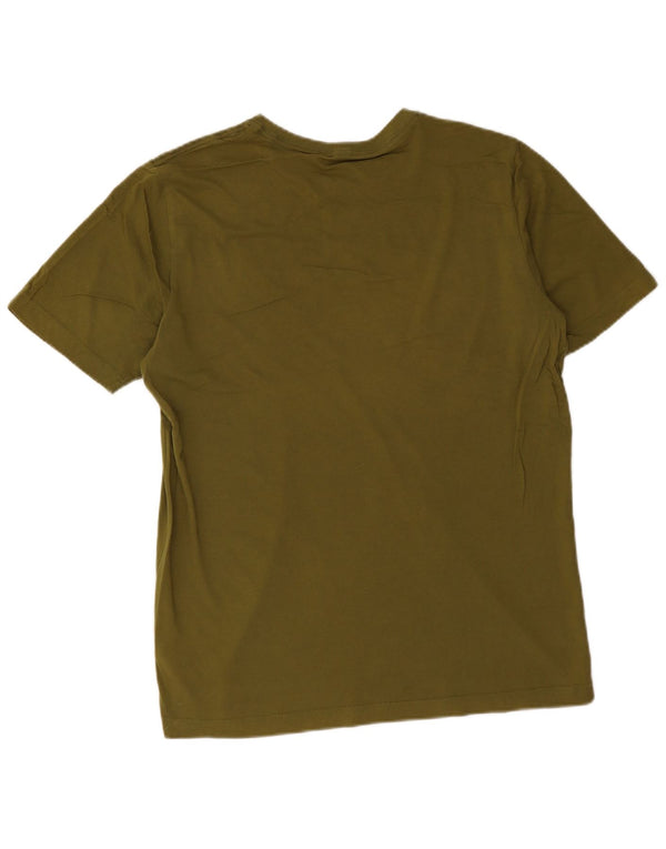 Puma Herre grafisk T-shirt Top Medium Khaki Bomuld