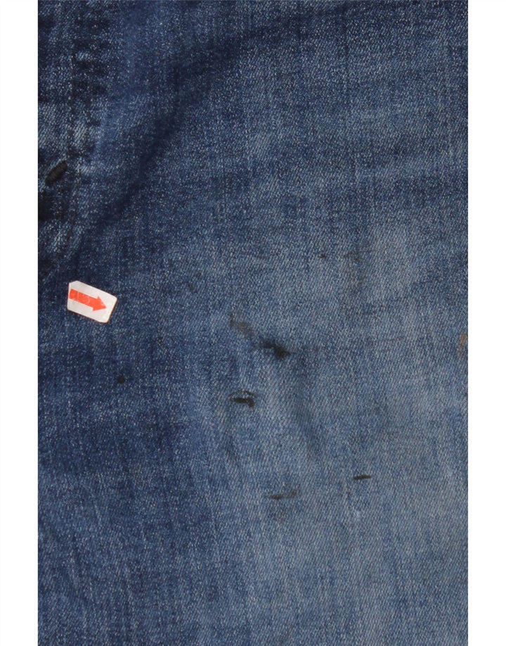 LEVI'S Herre 502 tilspidsede jeans W34 L32 Blå Bomuld