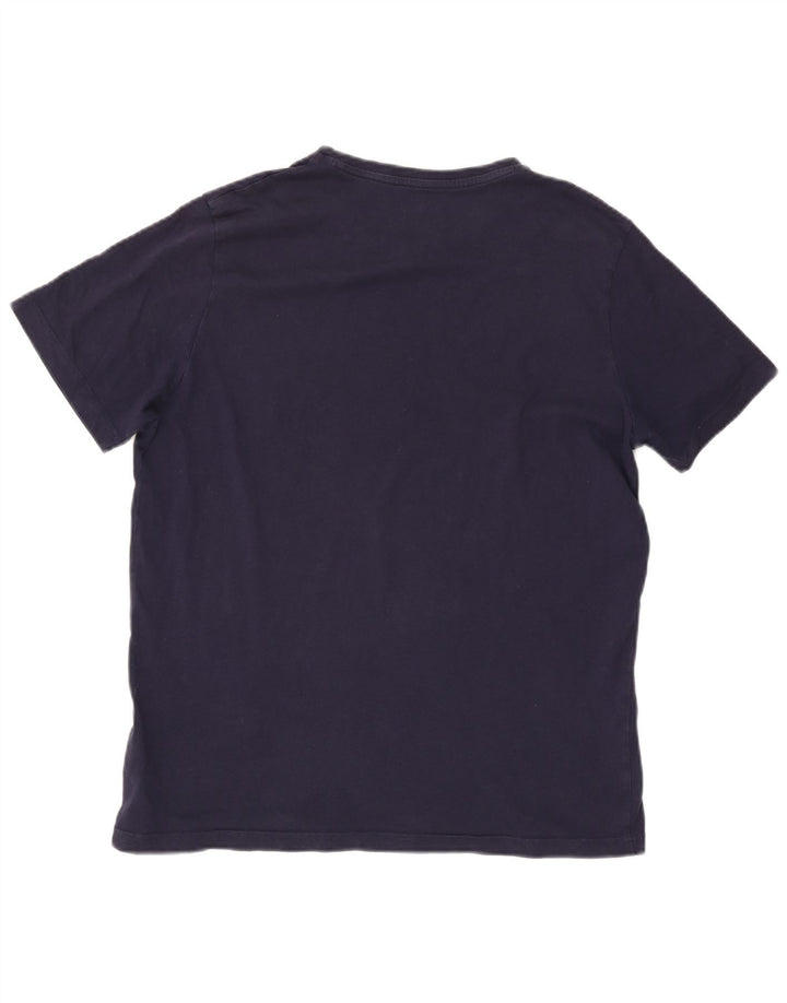 Puma Herre grafisk T-shirt Top Stor marineblå bomuld