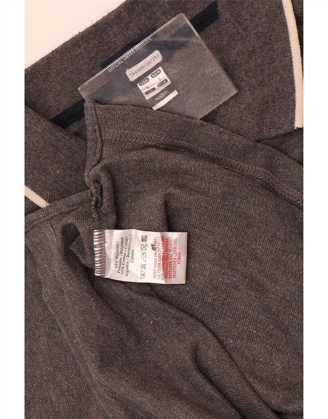 Umbro Herre Polo Shirt Lille Grå Polyester