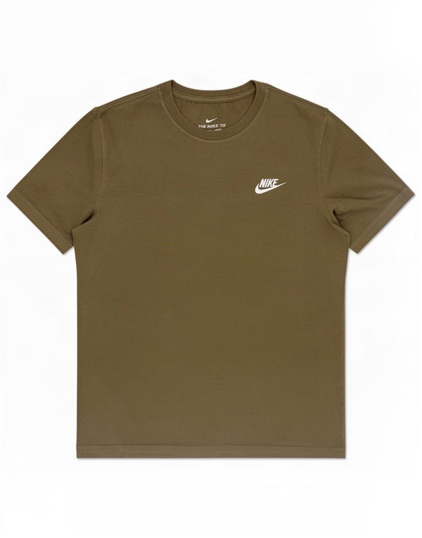 Nike Herre T-shirt Top Medium Khaki Bomuld