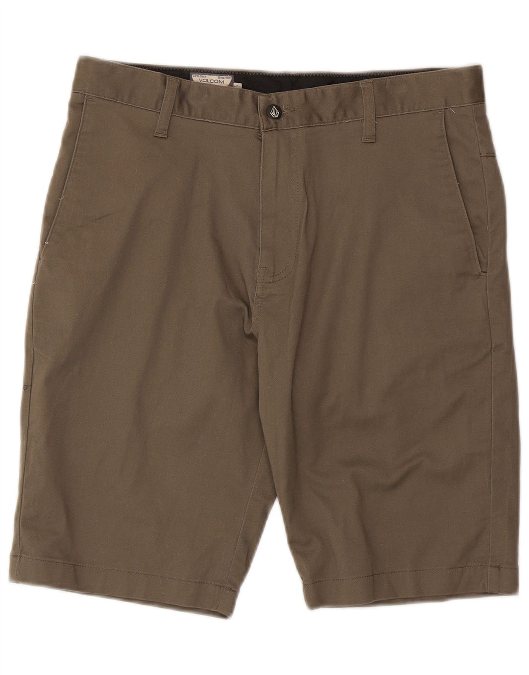 Volcom Herre Chino Shorts W32 Medium Khaki Bomuld
