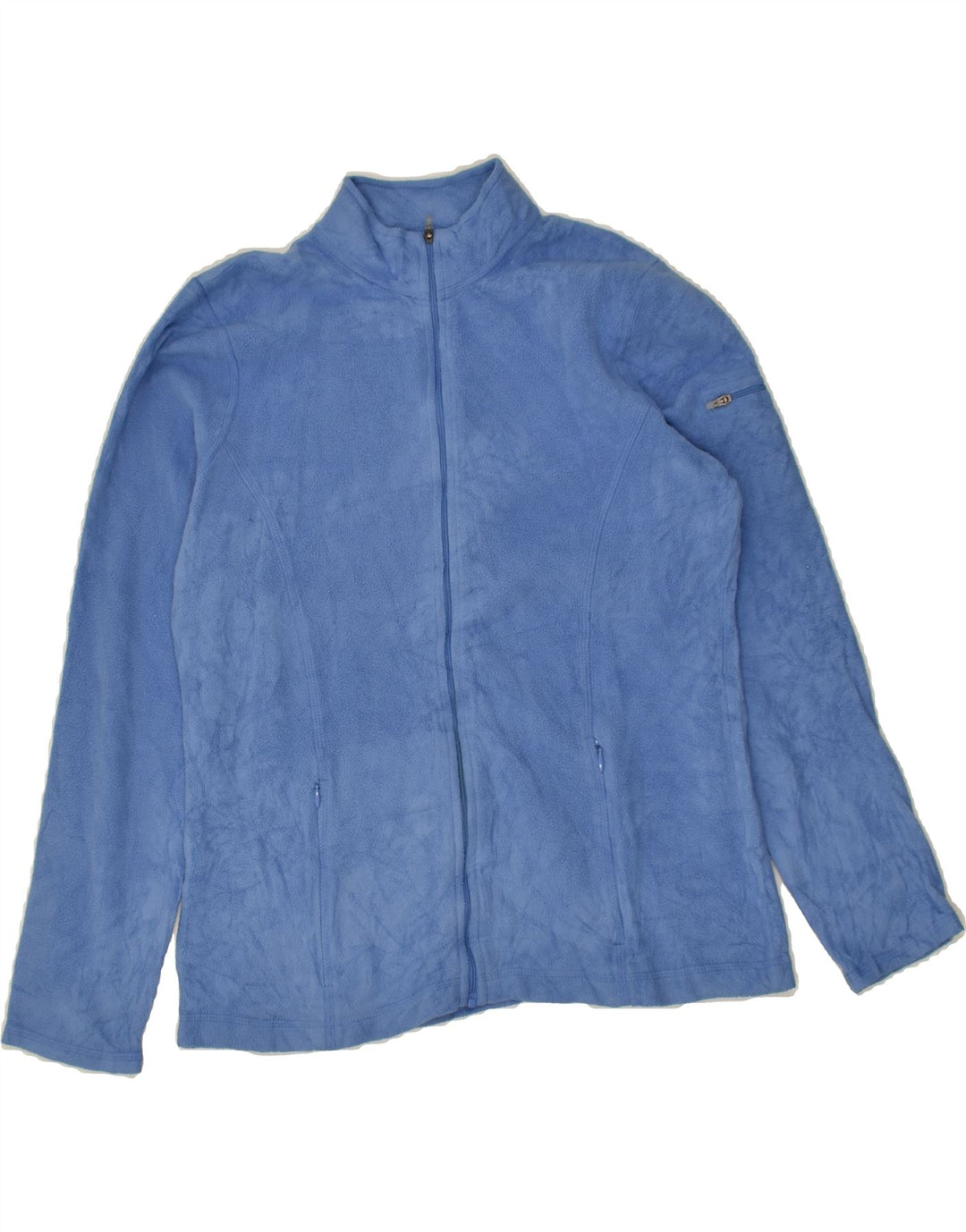 L.L.BEAN Womens Loose Fit Fleece Jacket UK 10 Small Blue Polyester | Vintage L.L.Bean | Thrift | Second-Hand L.L.Bean | Used Clothing | Messina Hembry 