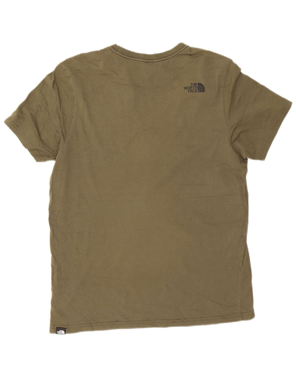 The North Face Herre T-Shirt Top Stor Khaki Bomuld