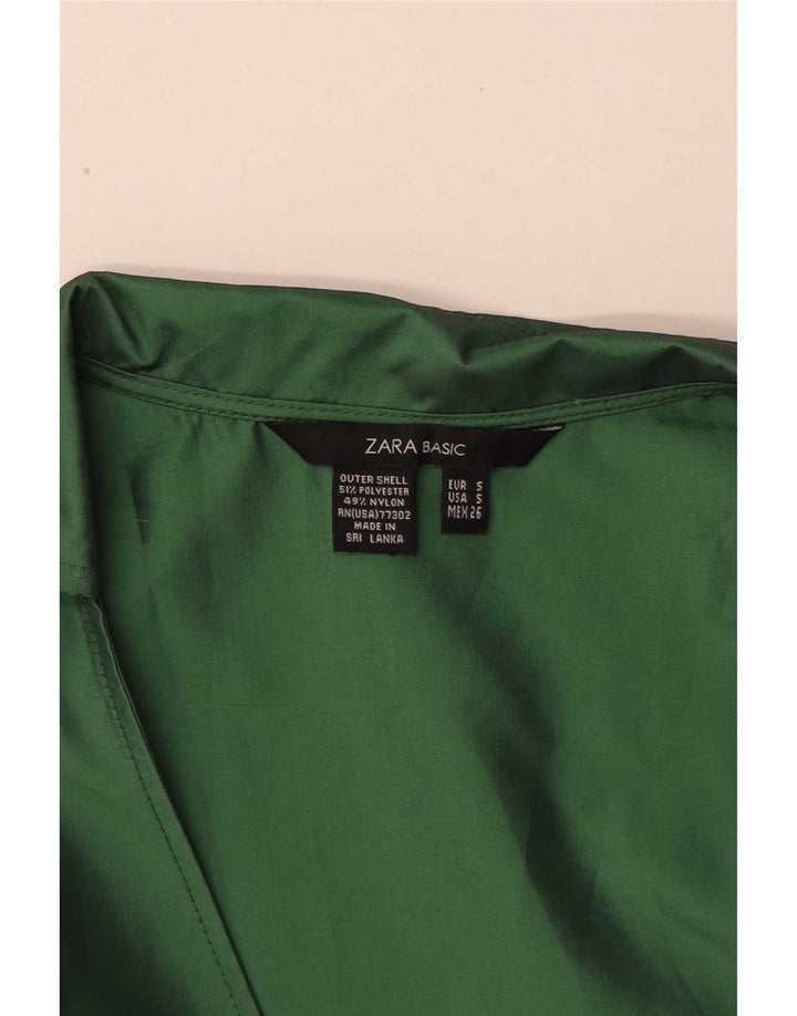 Zara ærmeløs maxikjole til kvinder UK 10 Lille grøn polyester